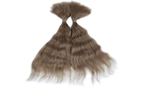 Mohair for Doll Making Wig, Curly Hair Mohair DIY for Doll Hair Handmade Replacement Wig 10g (MZ001,2Pcs)