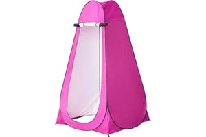 JEAWIWI Camping Shower Tent, Outdoor Pop Up Changing Tent, Portable Bathroom Toilet Tent Privacy Tent with Portable Bag for Camping, Beach, Hiking, Travelling