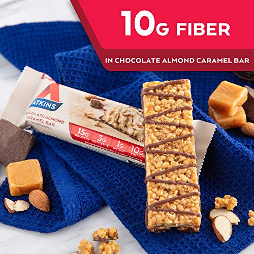 Atkins Protein Meal Bar. With Real Almond Butter. KetoFriendly. Gluten Free. ( Bars) Chocolate