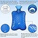 KOODER Hot Water Bottle,Slow Down The Symptom of Dysmenorrhea,Warm Your Stomach,Winter Heating Products! 2L（Blue）