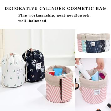 drawstring makeup organizer and travel bag