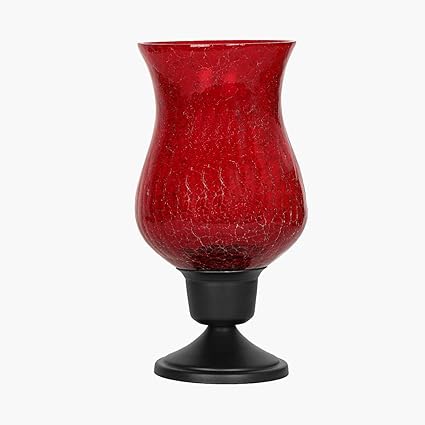 Home Centre Galaxy Raga Crackle Hurricane - Red