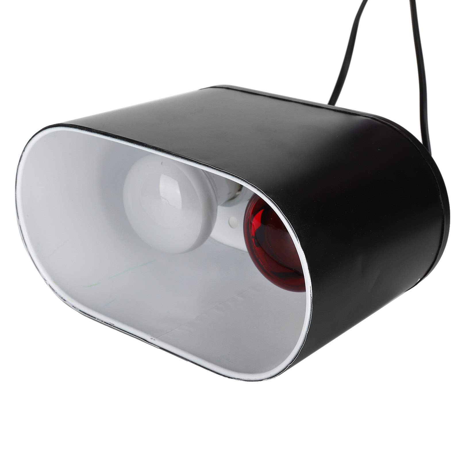 Tortoise Heat Lamp Dual Reptile Light Basking Light with Light Dome Fixture for Reptiles Lizards Turtle Snakes (220V UK)