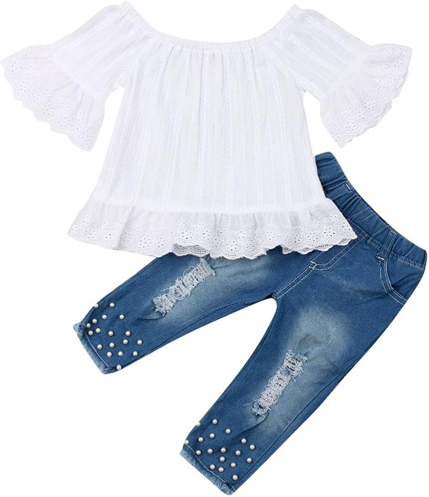 ladies jeans pant top