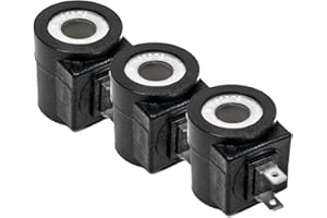 EPR DISTRIBUTION 3PK Snow Plow Valve Coil with 2 Spade Terminals Replacement for Fisher 7639 & Western 49230