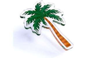 BOGGbeans Beach Charms for Bogg Bag, Simply Southern Totes, and Similar Styles. Acrylic 3" Beach Charm Accessories for Beach Totes