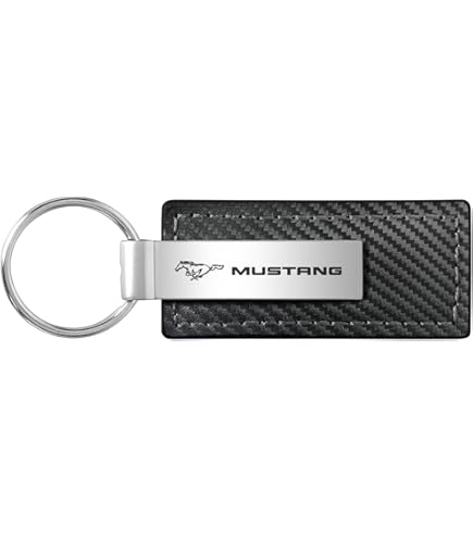 Plasticolor Ford Mustang 50th Anniversary Enamel Key Chain | Official Licensed Collectible & Zipper Pull