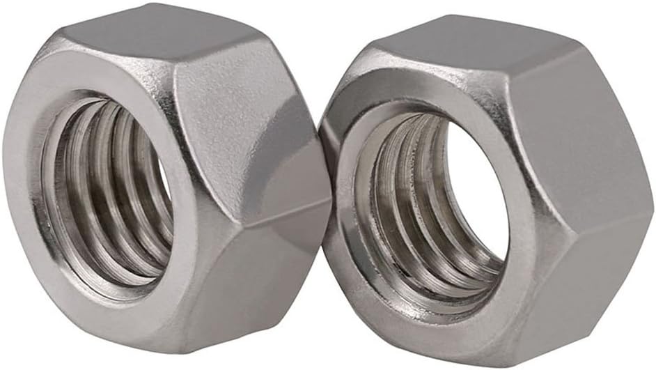 M8 Full Nut 8mm A2 Stainless Steel Hex Hexagon Nuts Free UK Delivery (10 pieces)