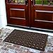 CleanScrape Deluxe Door Mat, 2-Foot by 3-Foot, Weave Brown