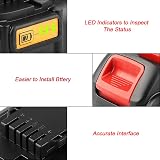 Waitley 2-Pack 18V Li-ion 5.0Ah DCB184 Replacement Battery for Dewalt DCB200 view 5
