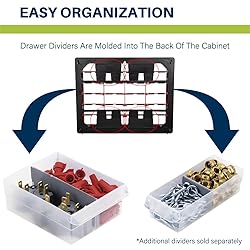 Akro-Mils 44-Drawer Plastic Drawer Storage Cabinet