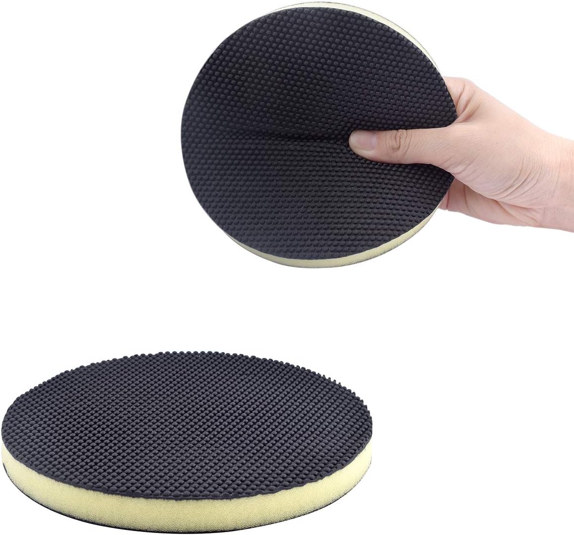 JIANFA Clay Bar Pad 6" Fine Grade Clay Pad for Polisher Clay Disc Clay Bar Wipe Foam Pad DA Polisher Pad for Car Detailing, Novel Detailing Tool: Automotive