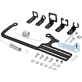 WOWYZL 304147 EZ-EFI Cable Mount Kit Carburetor Throttle Cable Mount Bracket Steel Black