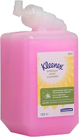 Kleenex Everyday Use Hand Soap Refill 1 Litre Pink Liquid Wash 6331 view 1