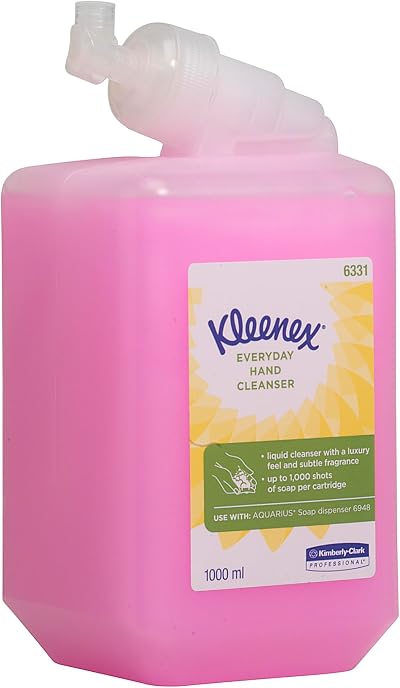 Kleenex Everyday Use Hand Soap Refill 1 Litre Pink Liquid Wash 6331