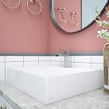 Funime Basin Taps Mixers with Pop-up Waste Chrome Square Monobloc G1/2 Hoses view 9