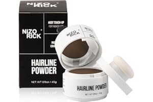 NIZORICK Hairline Powder,Root Touch Up Hair Color, Instantly Conceals Hair Loss, Root Cover Up Powder for Thinning Hair,Water