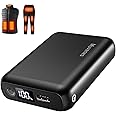 7.4V 18400mAh Heated Vest Battery Pack Compatible with ORORO and Venustas, Battery Pack for Heated Vests, Jackets, Pants, and Hoodies, Rechargeable Power Bank with LED -Not for 5V USB Heated Devices