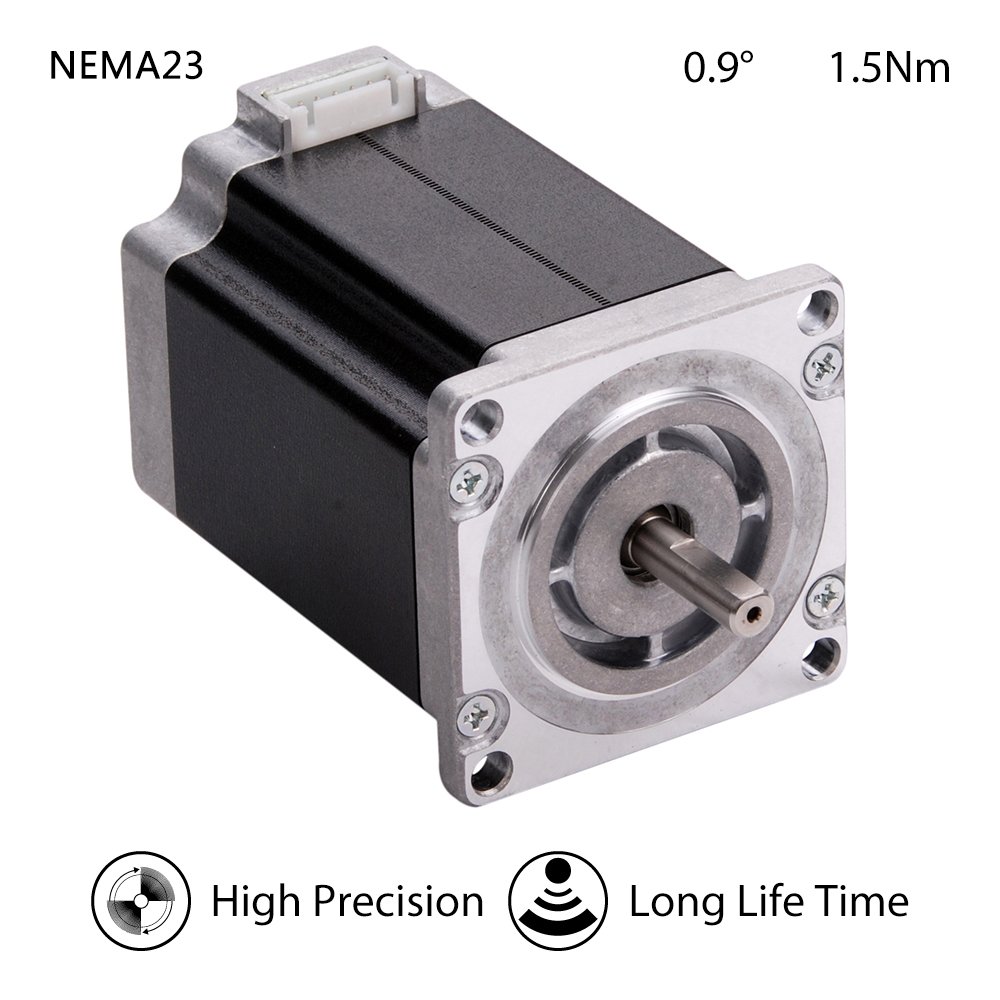MOONS' High Resolution Stepping Motor NEMA23 High Torque Stepper Motor 2.4Nm(340oz