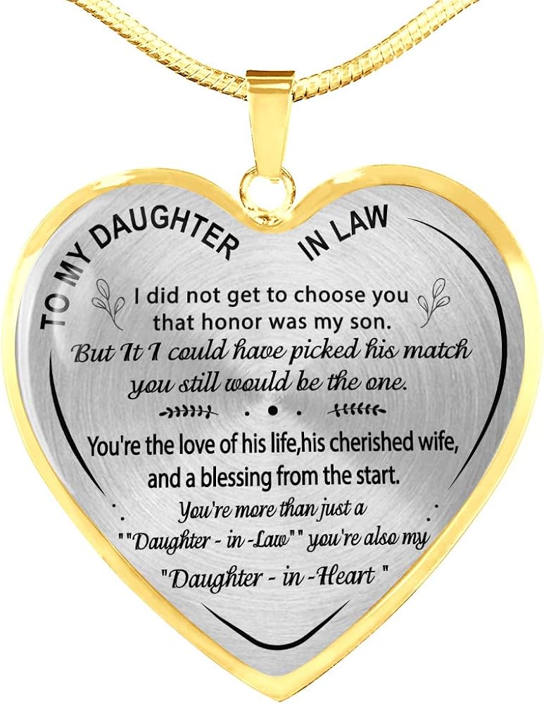 daughter in law heart necklace