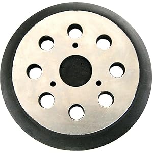 Tuuliv 5-Inch 8 Hole Sander Hook and Loop Replacement Backup Pad for Electric Sanders (Replaces DeWalt 151281-08, DW4388 (Fits DW421K, DW423K, DW421, DW423))