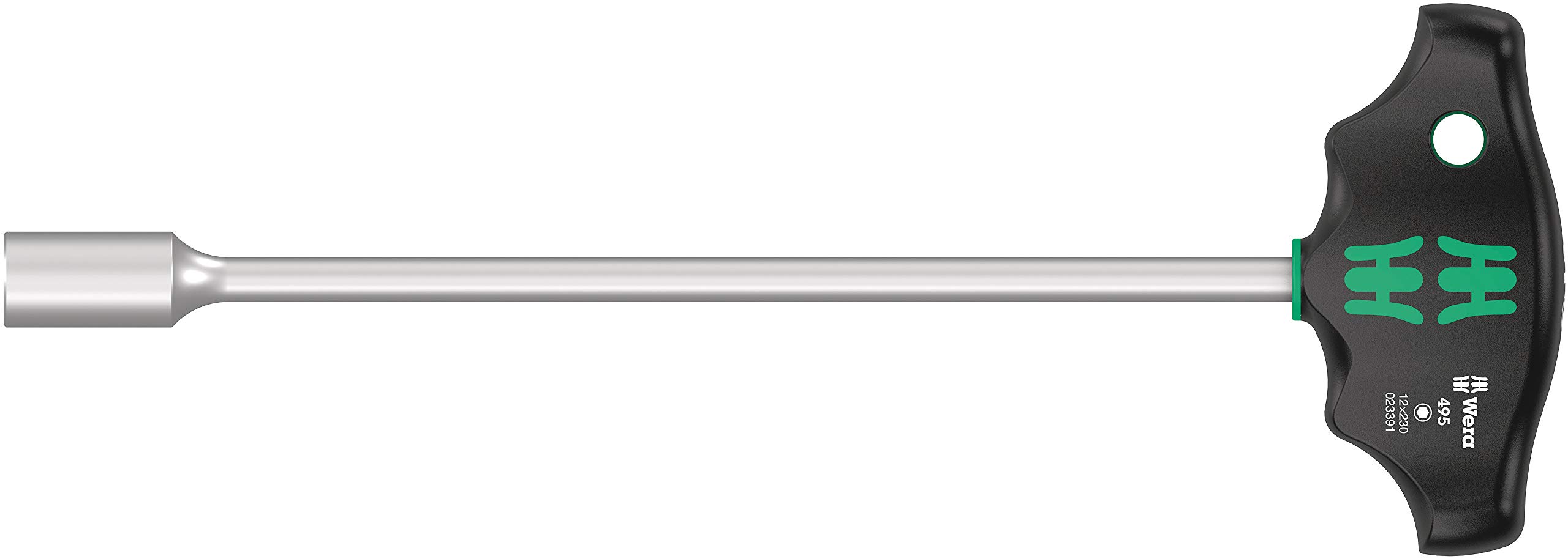 Wera 05023391001 495 T-Handle Socket Wrench Screwdrivers 12 x 230 mm