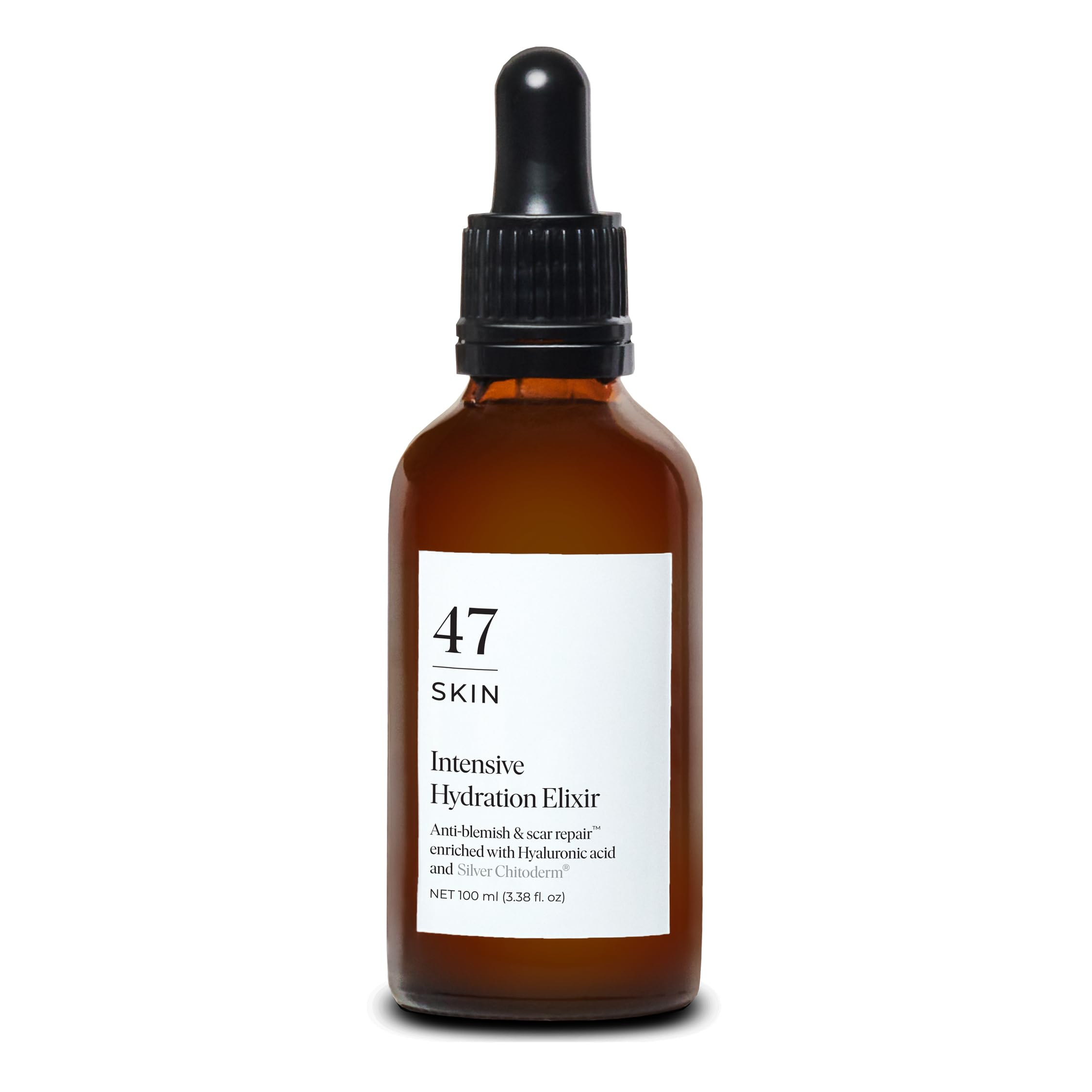 47 Skin Anti-blemish & scar repair Elixir enriched with Silver Chitoderm for All Skin Types, 100ml