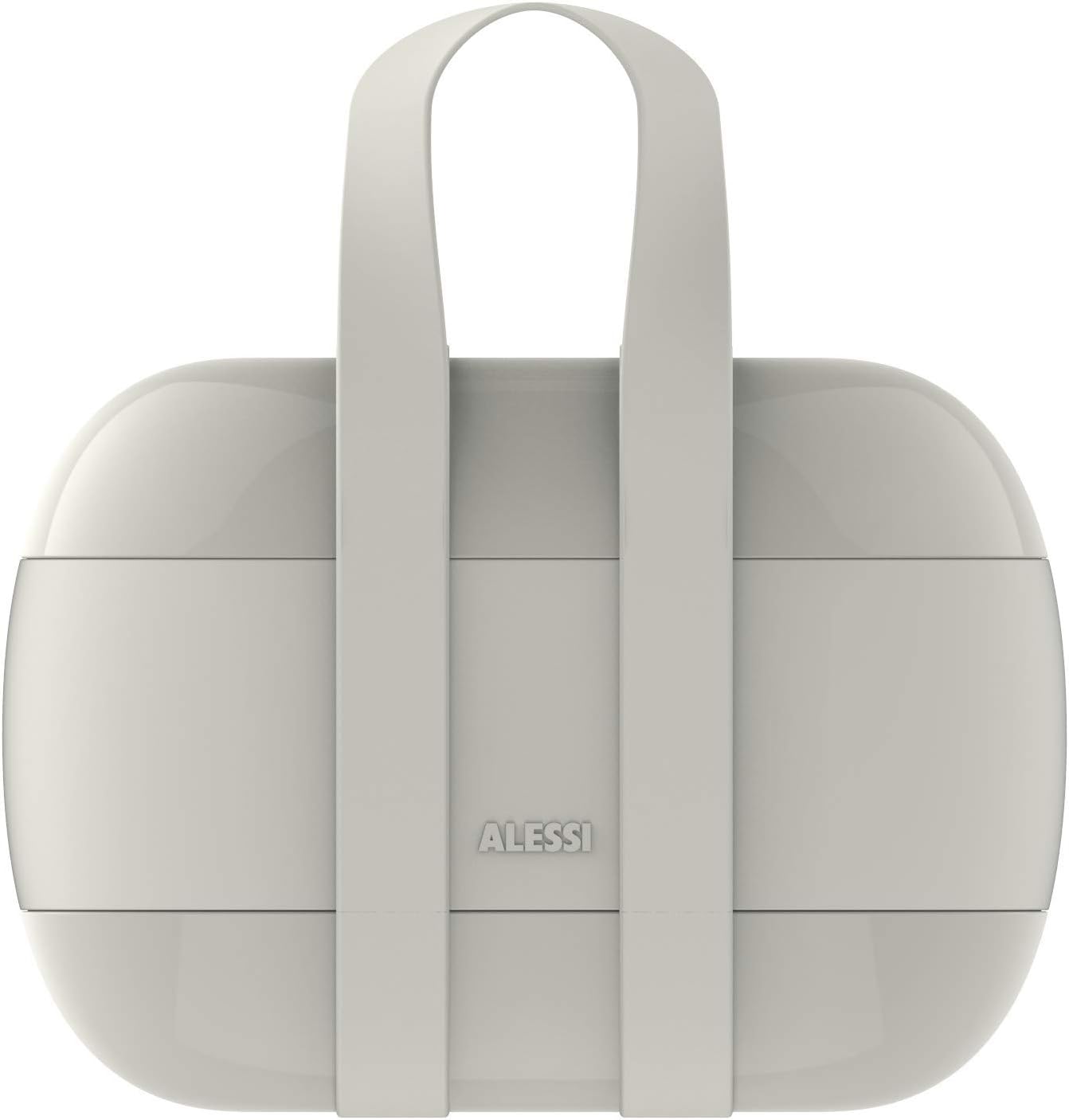 Alessi Food à Porter SA02 G - Three-Part Sandwich Box, Thermoplastic Plastic, Grey, Black, 10 cm - Image 4