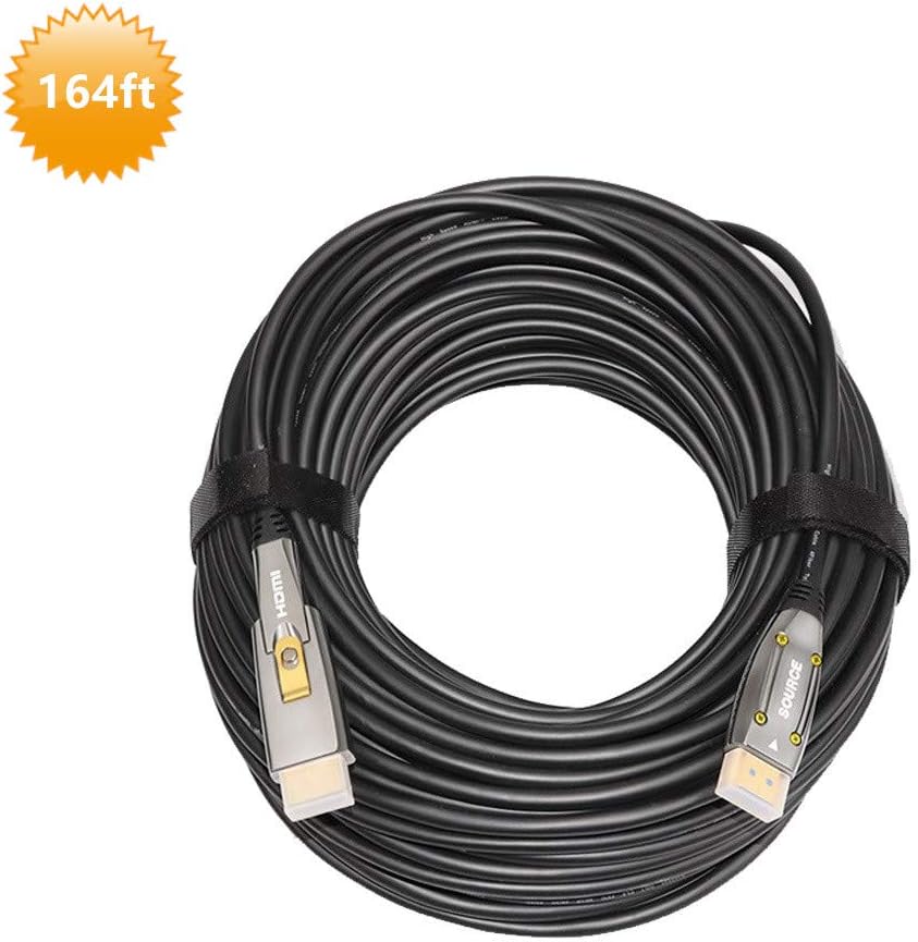 100 Brand New With Original Quality Hdmi Fiber Optic Cable 164ft Easy Installed Detachable Cable 18gbps High Speed Cable 2 0 4k 60hz Fiber Optic Arc Hdr10 3d Imax Dolby Vision Hdcp2 2 4 4 4 Ultrapro Hdmi 164ft 50m Best Service Sice Si Org