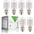 BULBMASTER 15 Watt Himalayan Salt Lamps Bulbs and Night Lights Replacement Light Bulbs Lamps 2.15" - fits E12 Socket Candelabra Base Night Light Night lamp Bulbs