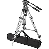 Ravelli AVTP Professional 75mm Video Camera Tripod with Fluid Drag Head