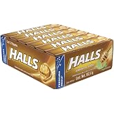 Mexican Halls Lemon and Honey Flavor (12 pack) Limon con Miel Original Classic Edition version mexicana 12 individually Sealed Packs with 9 pieces macizo