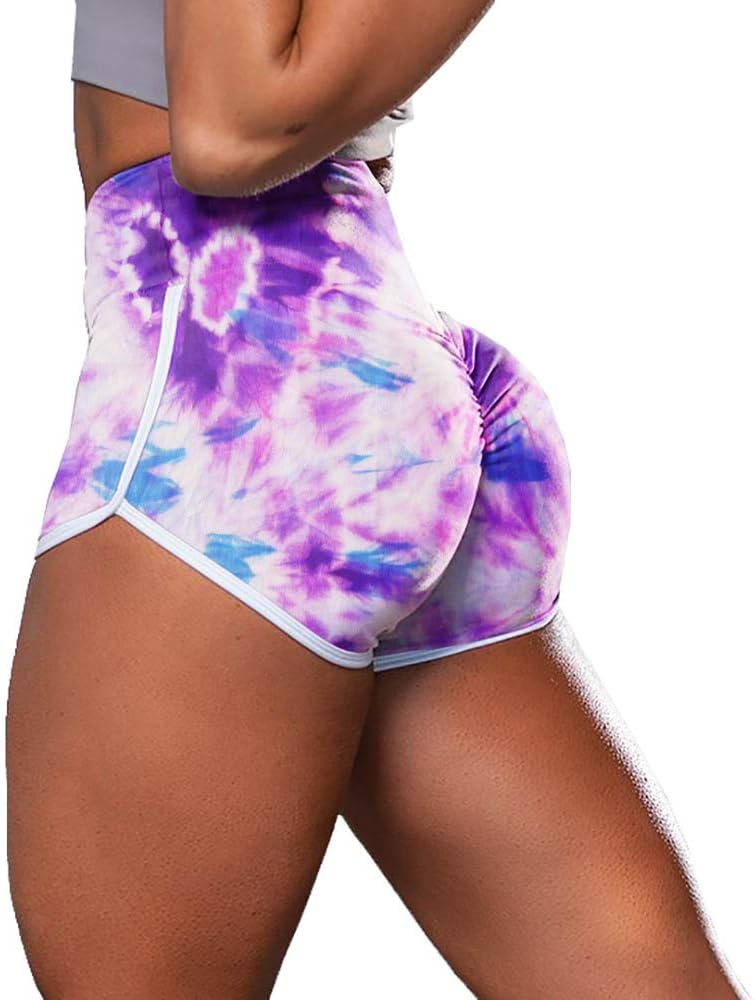 Aurgelmir Women's Workout Shorts Scrunch Booty Gym Yoga Pants Middle/High Waist Butt Lifting Sports Leggings