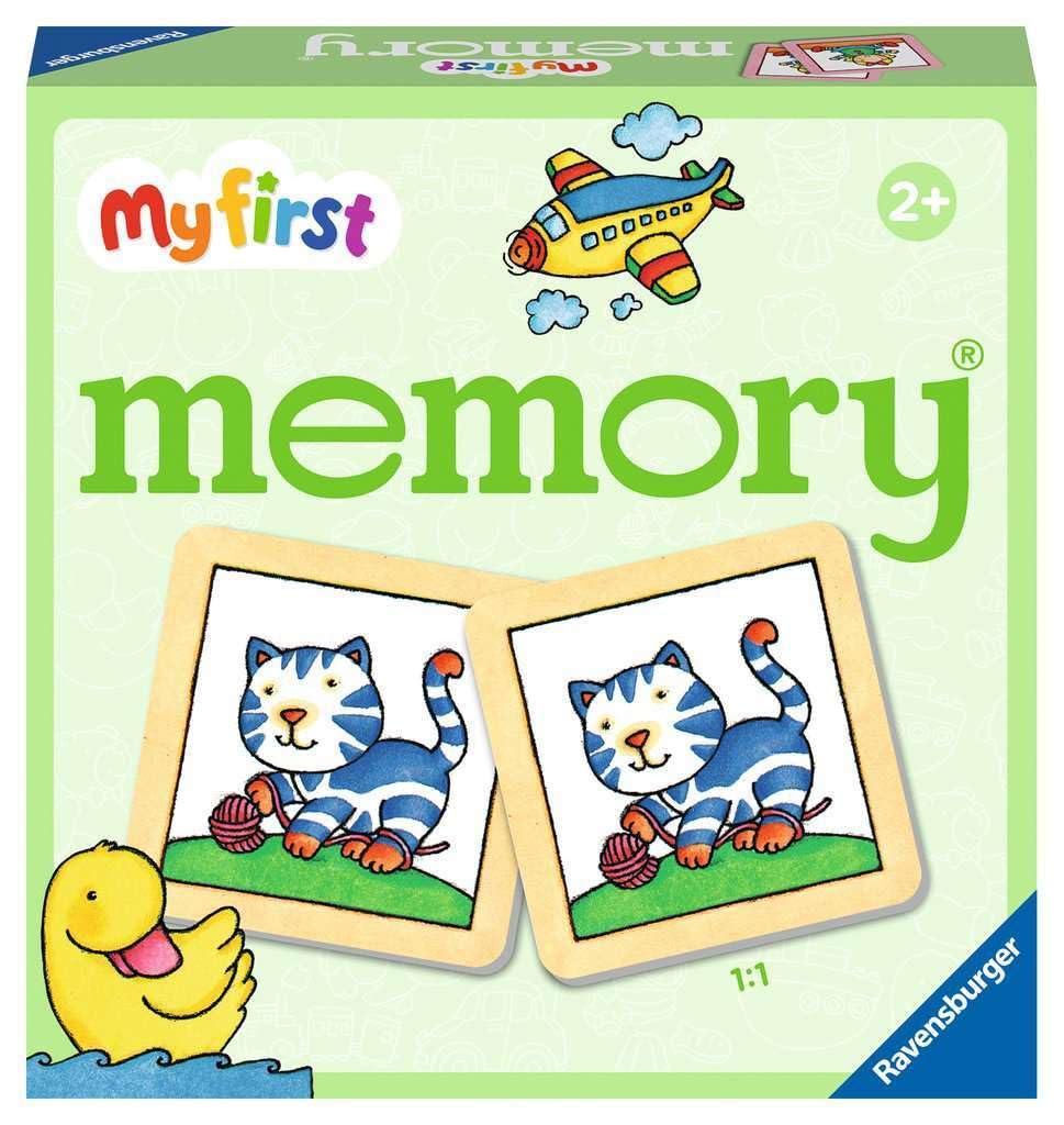 Ravensburger My First Memory Game Favourite Things - Matching Picture Snap Pairs For Kids Age 3 Years Up - Educational Toddler Toy