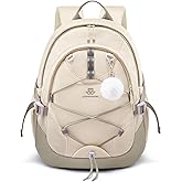 LOVEVOOK School Backpack for Teen Girls, Waterproof Student Backpack Purse, Cute Kid Bookbag with Chest Strap, Back to School Backpacks Fit 15.6 Inch Laptop, College Travel Back Pack Casual Daypack