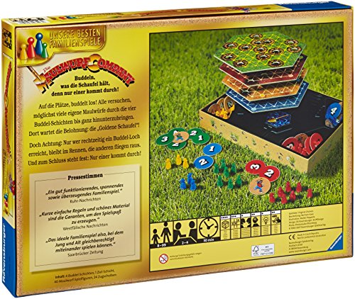 Ravensburger 26423 - Die Maulwurf Company - Familienspiel für Erwachsene und Kinder ab 8 Jahren, Ideal für Spieleabende mit Freunden oder der Familie für 1-4 Spieler – Bild 2