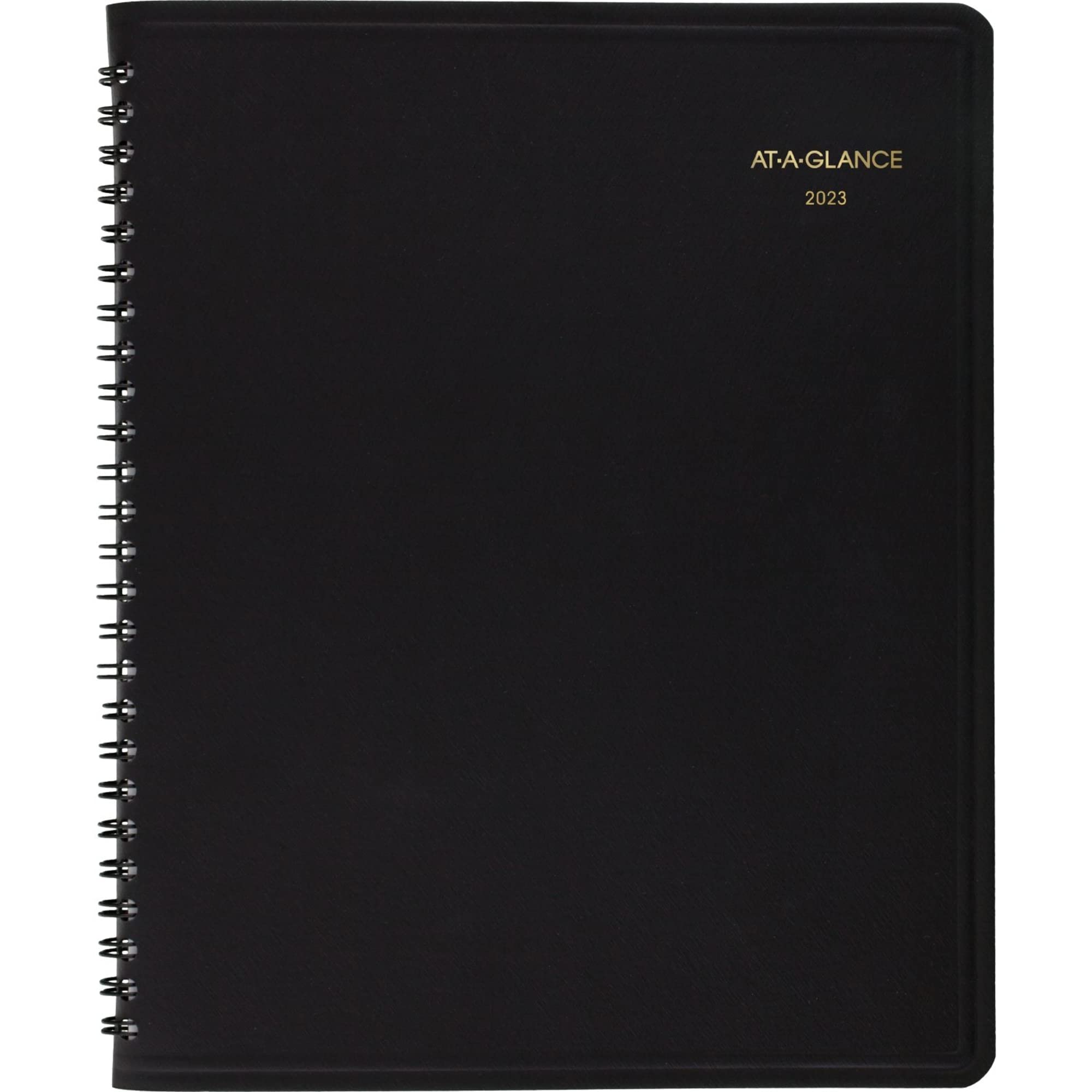 AT-A-GLANCE 2023 Monthly Planner, 8" x 10", Large, Black (7013005) — image 1