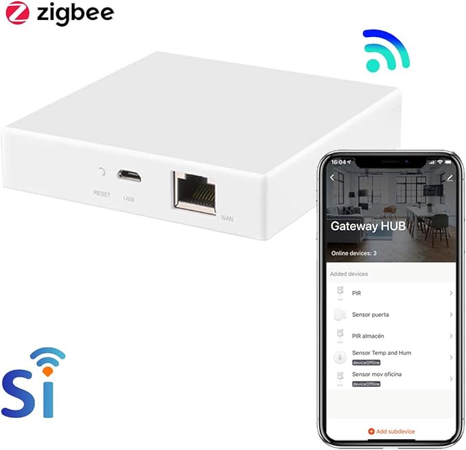 Smart Life or Tuya Link Port, Gateway HUB or WiFi ZigBee Bridge for