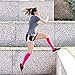 Run Forever Compression Socks for Men & Women 20-30mmHg Medical Grade Graduated Stockings (Pink, XL)