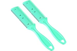 Hair Trimmer Comb Dual Sides Cutting Slim Haircuts Beauty Salon Home Hairdressing Green