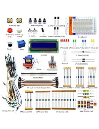 adeept Proyecto 1602 LCD Starter Kit para Raspberry Pi 3, 2 Model B B + Servo Relay LCD1602 Principiante Starter Kit para Raspberry Pi con PDF Guía Manual de usuario