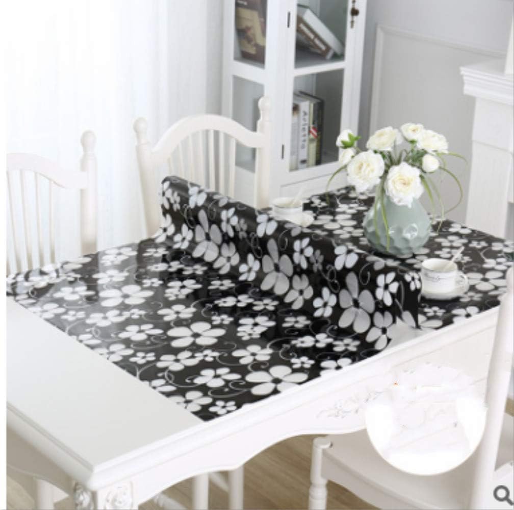 tuolala - Mantel Individual de Cristal Suave Transparente de PVC