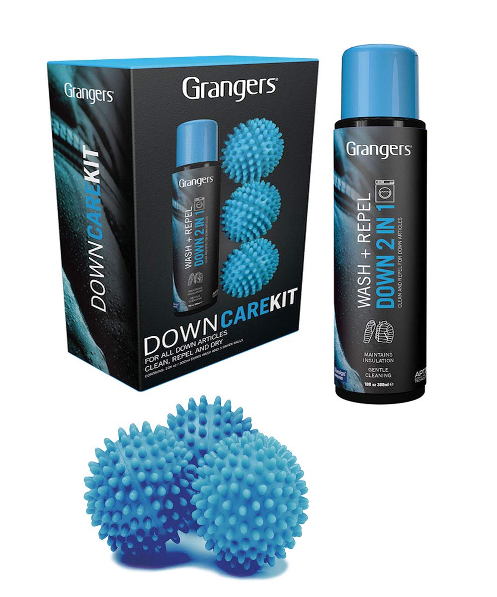Grangers Down Care Kit Includes Down Wash And Repel 300ml X3 Dry