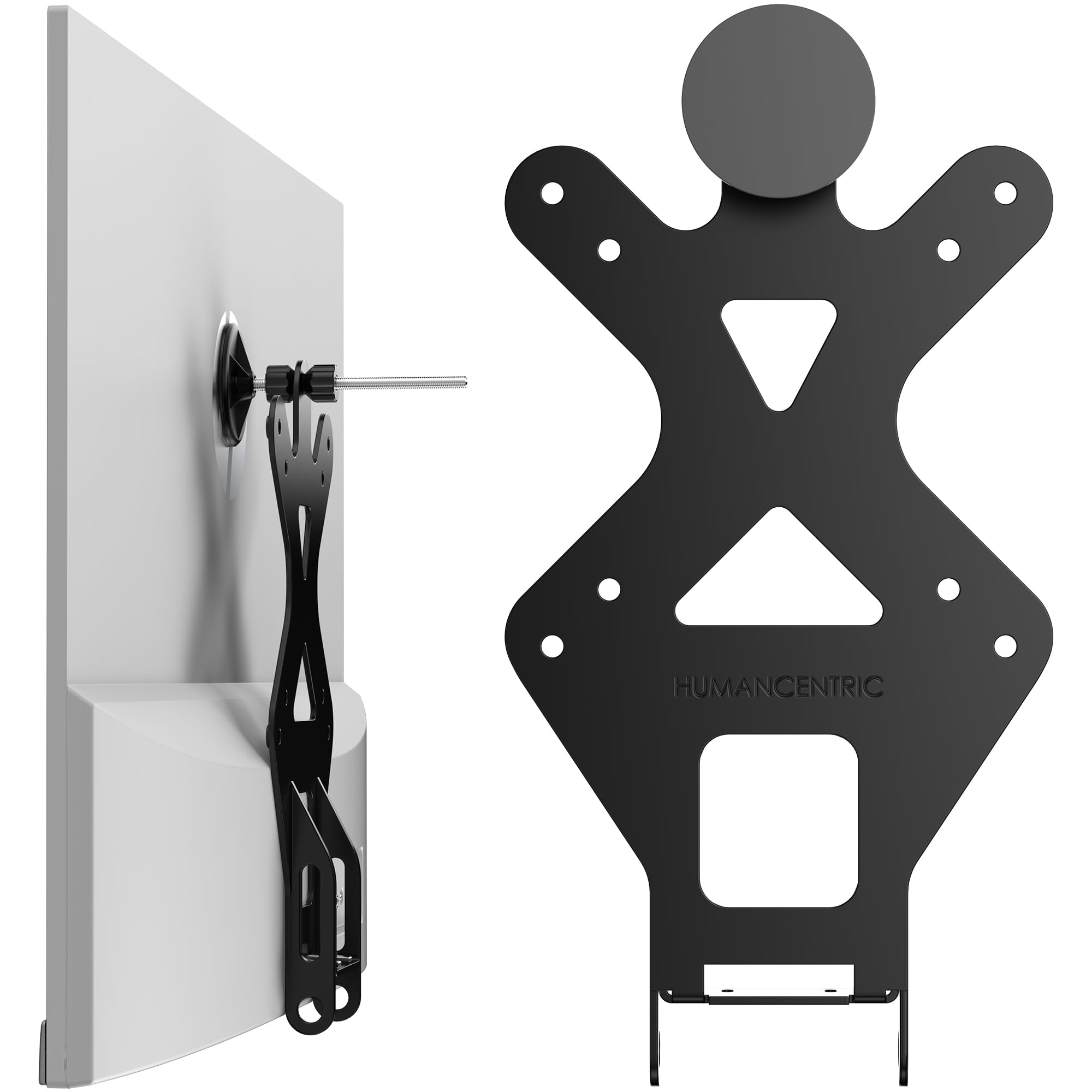 HumanCentric VESA Mount Adapter for HP Monitors 22er, 22es, 22f, 23er, 23es, 23f, 24ea, 24ec, 24er, 24es, 24f, 24fw, 25er, 25es, 25f, 27er, 27ea, 27es, 27f, 27fw, 27ec, Does not fit M-Series Models