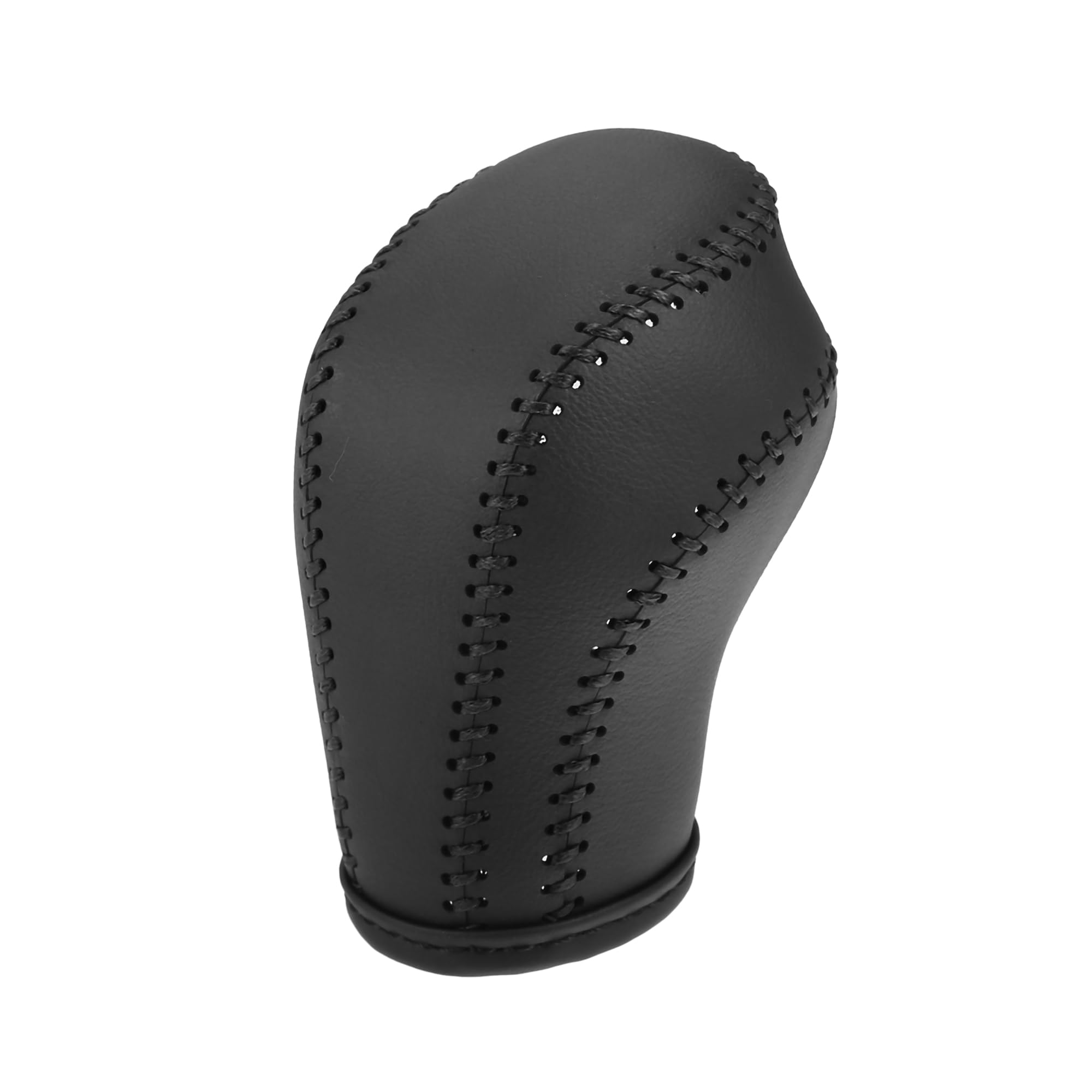 Photo 1 of TUCKBOLD Gear Shift Knob Cover for Buick LaCrosse 09-12 with Black Stitches Durable | Interior Transmission Shifter Boot Lever Cover Black Faux Leather 1 Pcs