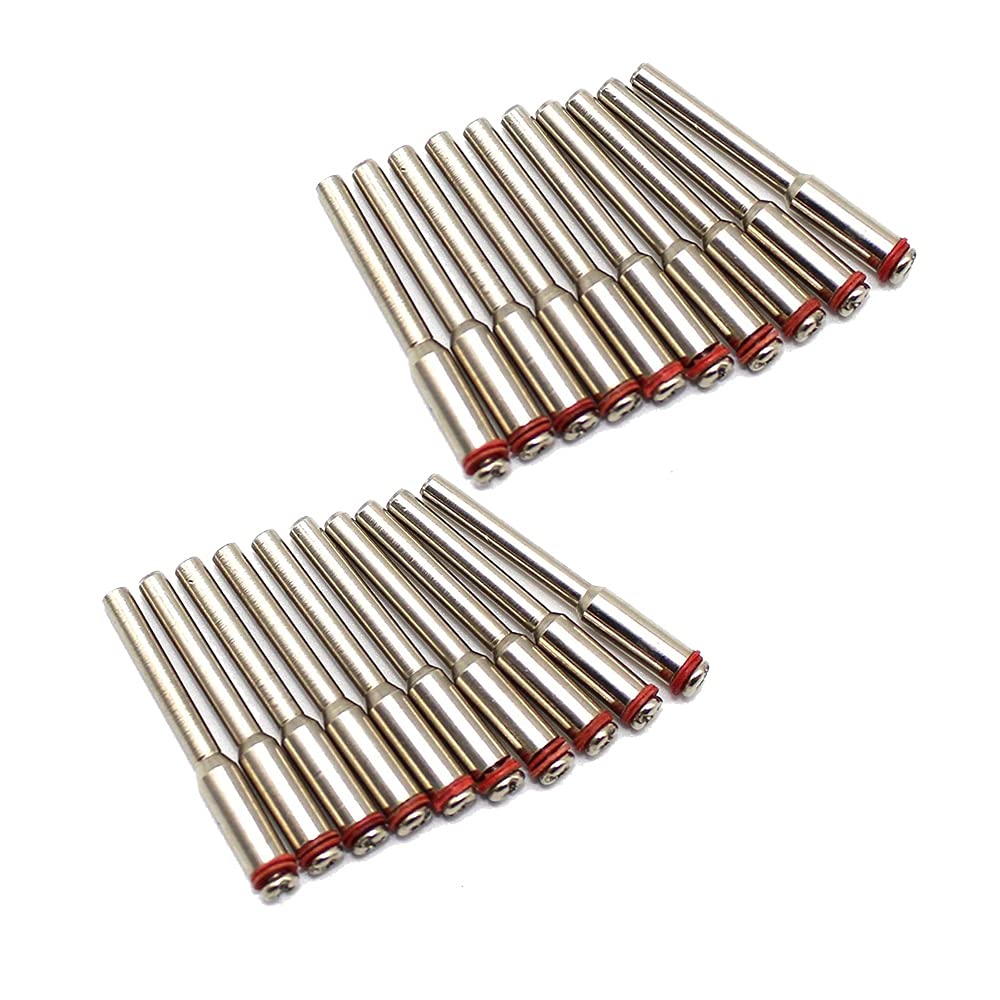 Photo 1 of 20 Pcs Cut Off Wheel Screw Mandrel 1/8 Inch Connecting Rod Shank Holder for Dremel and Compatible Rotary Tools