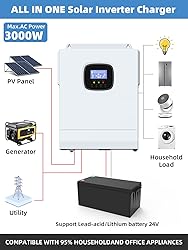 3000W All in One Solar Hybrid Inverter with