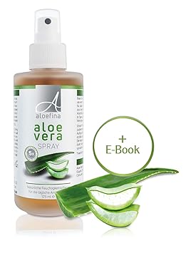 Aloe Vera Spray – Veganes Bodyspray – 5x mehr Aloe Vera Juice – Naturkosmetik, auch für sensible Haut – ohne künstliche Farb-
