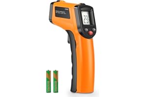 Infrared Thermometer Laser Temperature Gun, Digital Surface Heat Temp Gun Non-Contact, -58°F~752°F(-50°C~400°C) for Industria