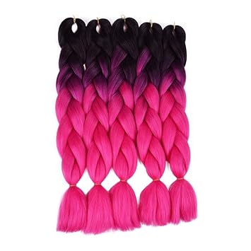 Amazon Com Besteffie Kanekalon Braiding Hair One Tone Synthetic
